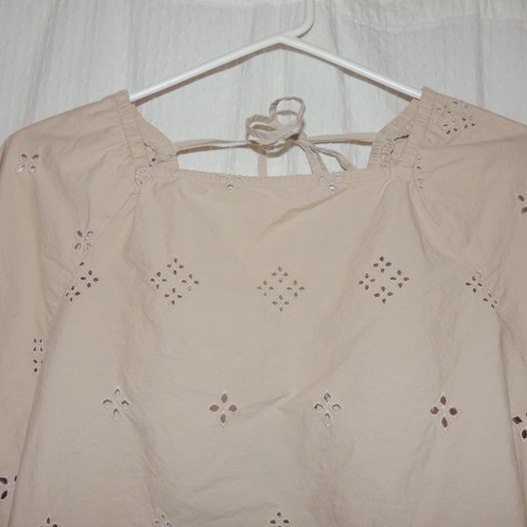 Gap blouse, beige, english embrodery - Picture 3 of 4